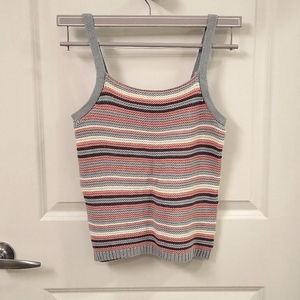Striped knit Tank Top
